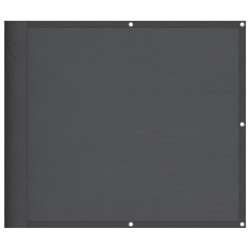 Écran de balcon anthracite 90x1000 cm 100% polyester oxford 