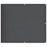 Écran de balcon anthracite 90x1000 cm 100% polyester oxford 