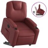 Fauteuil inclinable Rouge bordeaux Similicuir 