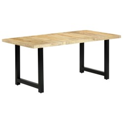 Table de salle à manger 180x90x76 cm Bois de manguier massif 