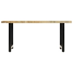 Table de salle à manger 180x90x76 cm Bois de manguier massif 