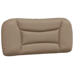 Lit avec matelas cappuccino 90x190 cm similicuir 