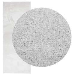Tapis OVIEDO à poils courts gris 80x200 cm 