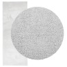 Tapis OVIEDO à poils courts gris 80x200 cm 