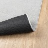 Tapis OVIEDO à poils courts gris 80x200 cm 