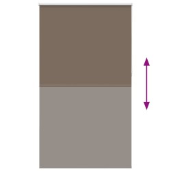 Store enrouleur occultant café 135x210cm largeur du tissu 