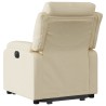 Fauteuil inclinable Crème Tissu 