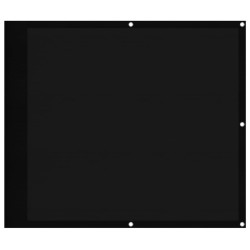 Écran de balcon noir 90x800 cm 100% polyester oxford 