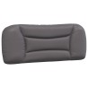 Lit avec matelas gris 100x200 cm similicuir 
