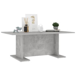 Table basse gris béton 103,5x60x40 cm bois d'ingénierie 