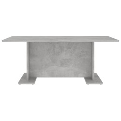Table basse gris béton 103,5x60x40 cm bois d'ingénierie 