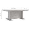 Table basse gris béton 103,5x60x40 cm bois d'ingénierie 