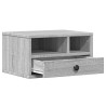 Support d'imprimante sonoma gris 40x32x22,5cm bois d'ingénierie 