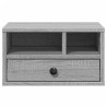 Support d'imprimante sonoma gris 40x32x22,5cm bois d'ingénierie 
