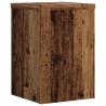 Supports pour plantes 2 pcs vieux bois bois d'ingénierie 