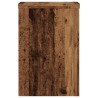 Supports pour plantes 2 pcs vieux bois bois d'ingénierie 