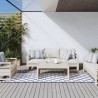 Tapis d'extérieur 80x250 cm design réversible 