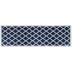 Tapis d'extérieur 80x250 cm design réversible 