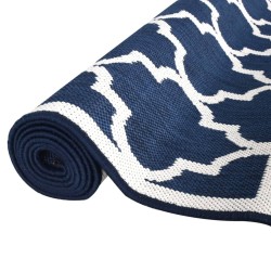 Tapis d'extérieur 80x250 cm design réversible 