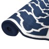 Tapis d'extérieur 80x250 cm design réversible 