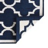 Tapis d'extérieur 80x250 cm design réversible 