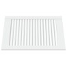 Porte d'armoire à persiennes blanc 61,5x39,4 cm pin massif 