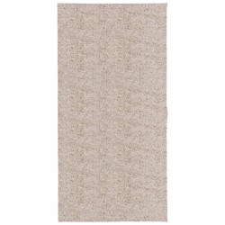 Tapis shaggy PAMPLONA poils longs moderne beige 100x200 cm 