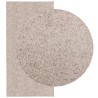 Tapis shaggy PAMPLONA poils longs moderne beige 100x200 cm 