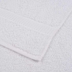 Serviettes de douche 4 pcs blanc 70x140 cm 360 g/m² 100% coton 