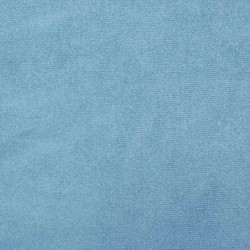 Tabouret rond Bleu clair Velours 