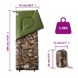 Sac de couchage pour adultes camping 3 saisons 