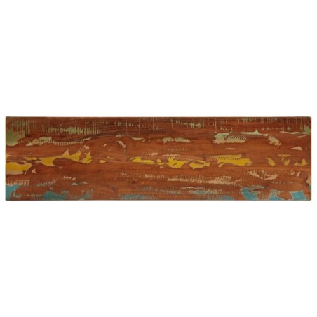 Dessus de table 100x20x3,8cm rectangulaire bois massif récupéré 