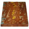 Dessus de table 100x20x3,8cm rectangulaire bois massif récupéré 