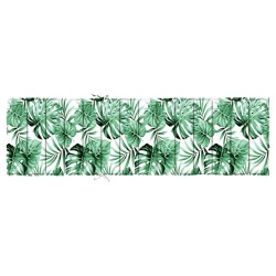 Coussin de chaise longue motif de feuilles tissu oxford 