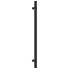 Poignées d'armoire 10 pcs noir 320 mm acier inoxydable 