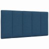 Coussin de tête de lit bleu 100 cm tissu 