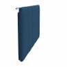 Coussin de tête de lit bleu 100 cm tissu 