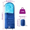 Sac de couchage pour adultes camping 3-4 saisons 
