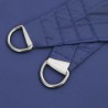 Voile de parasol tissu oxford triangulaire 4x5x5 m bleu  