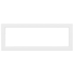 Supports d'étagères pour lavabo 2 pcs blanc rectangulaire acier 