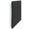 Coussin de tête de lit noir et blanc 120 cm similicuir 