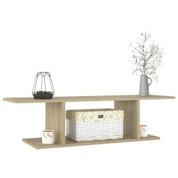 Meuble TV mural Chêne sonoma 103x30x26,5 cm 