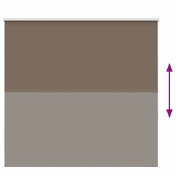 Store enrouleur occultant café 155x175cm largeur du tissu 