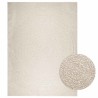 Tapis ZIZUR crème 240x340 cm aspect de jute intérieur extérieur 