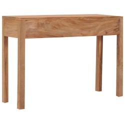 Table console 110x35x75 cm bois de teck solide 