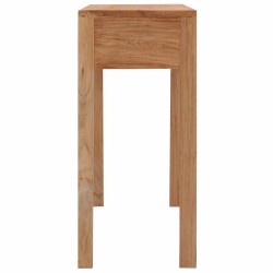 Table console 110x35x75 cm bois de teck solide 