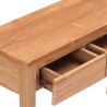 Table console 110x35x75 cm bois de teck solide 