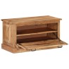 Banc de rangement de chaussures 85x40x45cm Bois d'acacia massif 