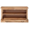 Banc de rangement de chaussures 85x40x45cm Bois d'acacia massif 