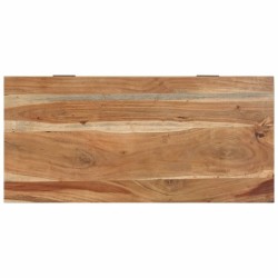 Banc de rangement de chaussures 85x40x45cm Bois d'acacia massif 